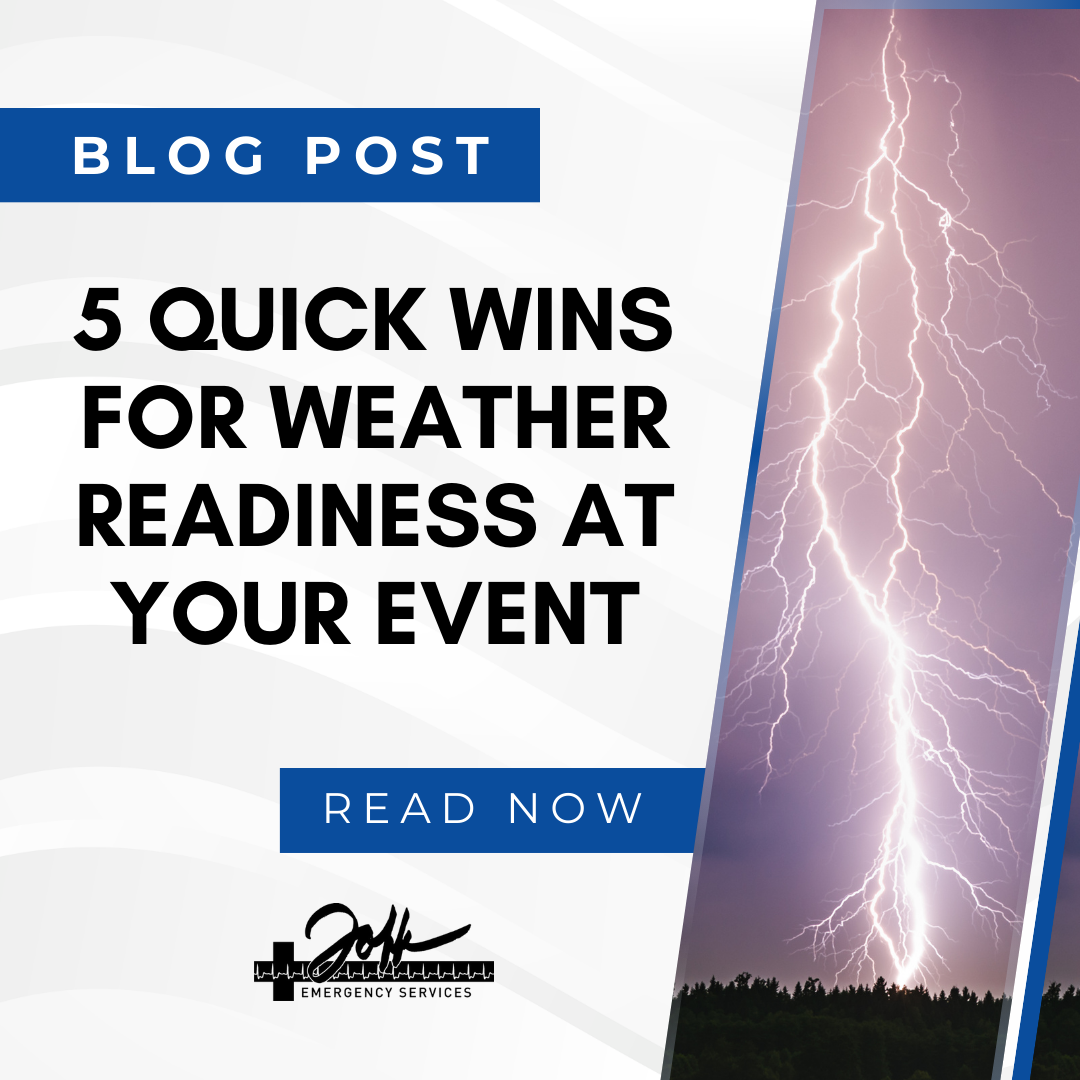 5 Quick Wins for Weather Readiness at Your Event